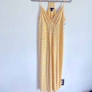 NWT Yellow Maxi Dress XL